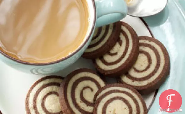 Chocolate-Nut Pinwheel Cookies