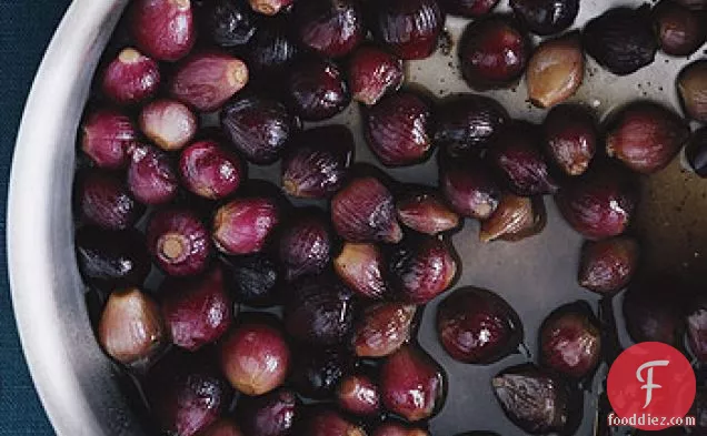 Glazed Red Pearl Onions