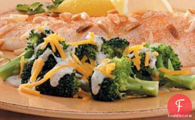 Creamy Cheddar Broccoli