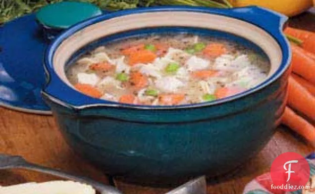 लेमोनी चिकन नूडल सूप