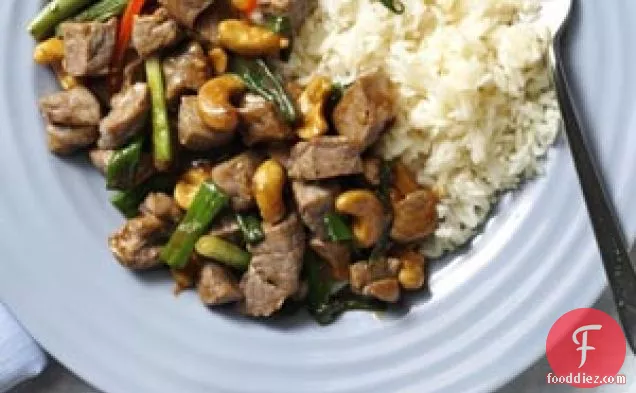 Classic Cashew Beef for Two