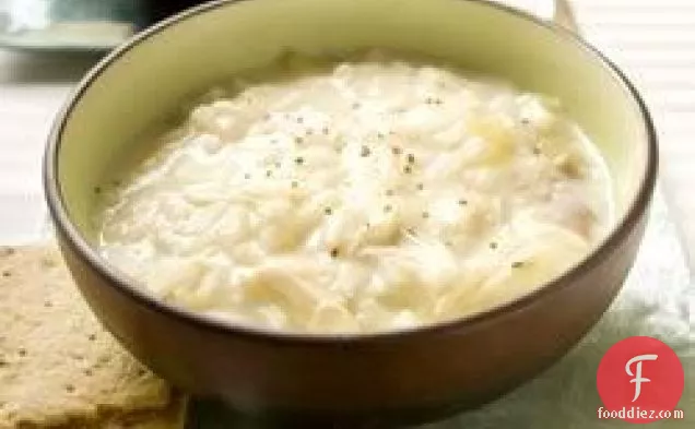 मलाईदार चिकन और चावल का सूप