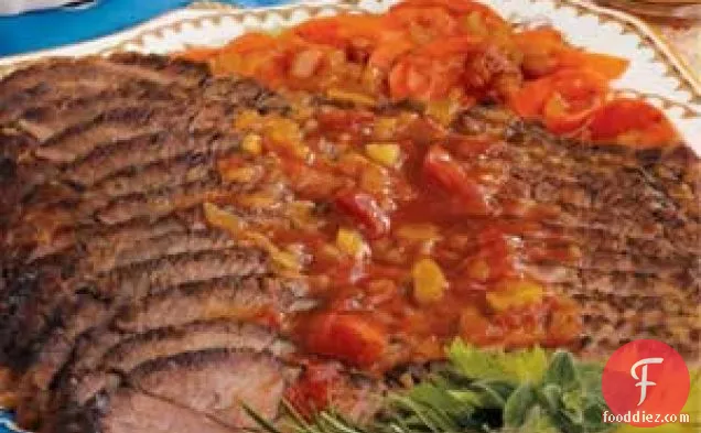 Brisket with Chunky Tomato Sauce