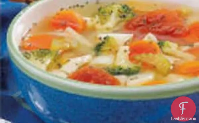 हार्दिक चिकन सब्जी का सूप