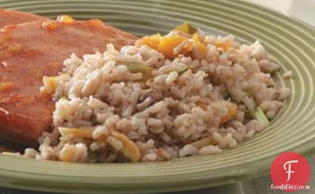 Brown Rice Pilaf Dish