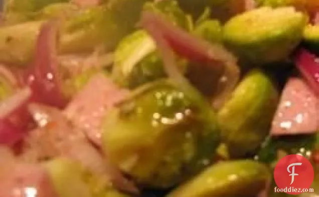 Ham and Brussels Sprout Bake