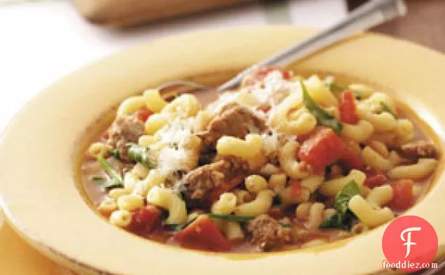 पास्ता फागियोली सूप
