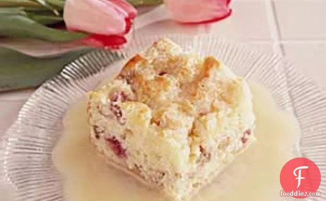 Rhubarb Pudding Cake