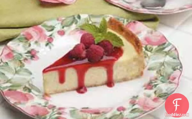 Royal Raspberry Cheesecake