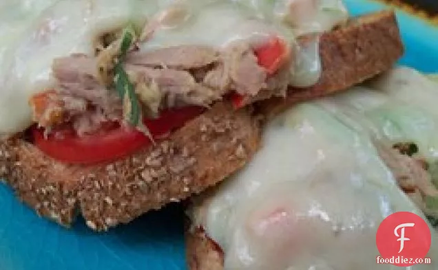 मेयो-मुक्त ट्यूना सैंडविच भरना