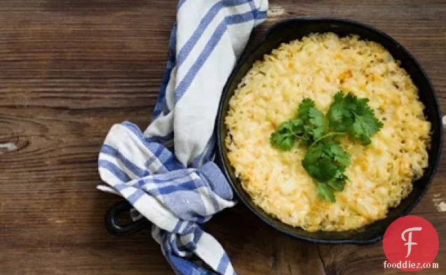 Texas Sweet Onion Casserole With Rice, Chipotle And Gruyere