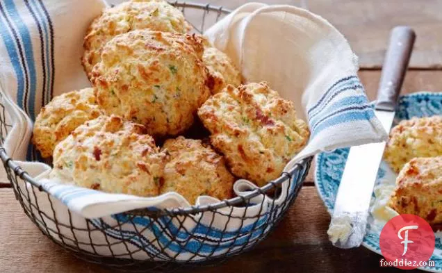 Bacon, Cheddar and Chive Biscuits