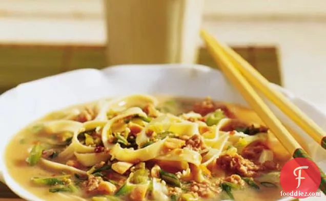 Green Onion Noodle Soup