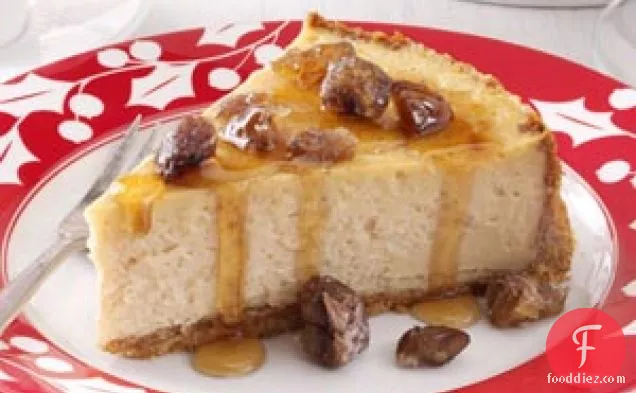 Maple-Chestnut Cheesecake