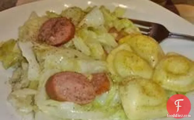 Polish Sausage and Pierogy Haluski