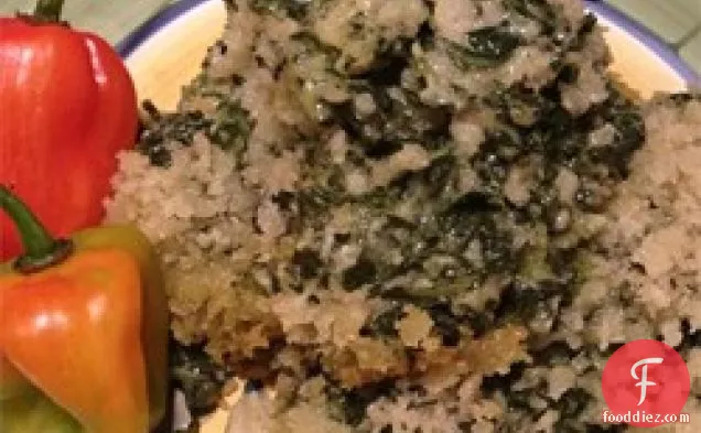 Creamed Spinach with Jalapenos