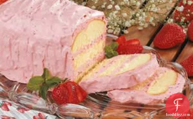 Frozen Strawberry Torte