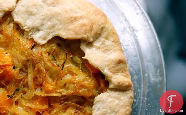 Butternut Squash And Caramelized Onion Galette