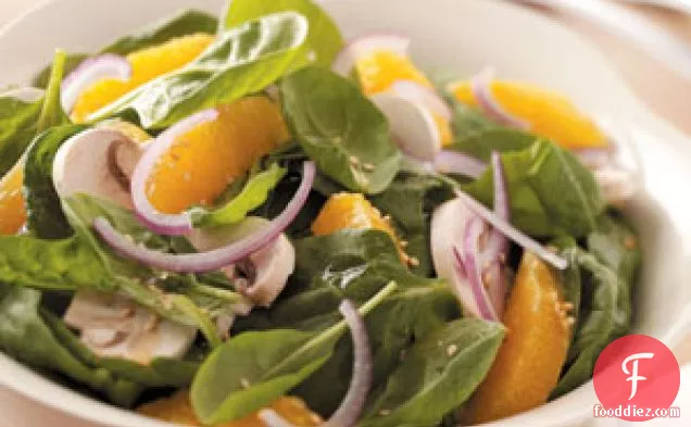 Orange Lime Spinach Salad