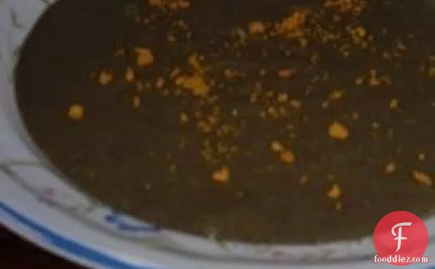 उष्णकटिबंधीय नारियल ब्लैक बीन सूप