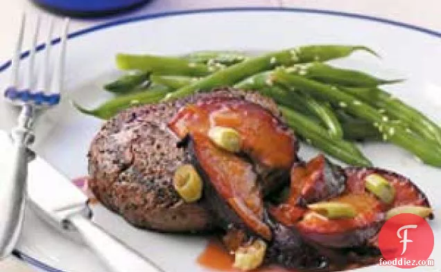 Filets with Plum Sauce