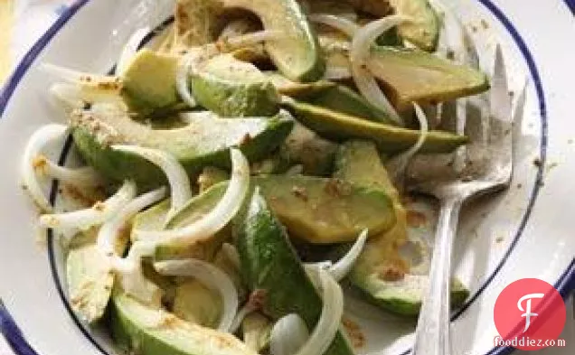 No-Fuss Avocado Onion Salad
