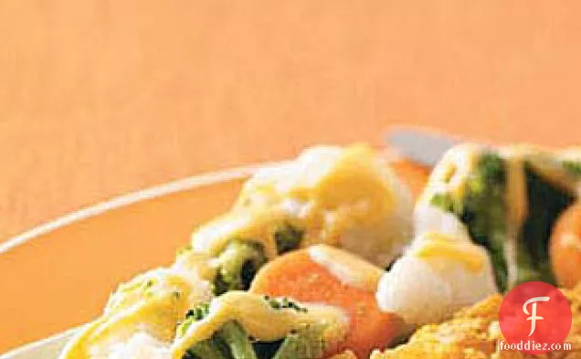 Vegetables with Cheese Sauce