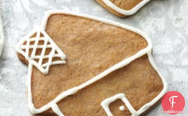 Gingerbread Cookies with Buttercream Icing