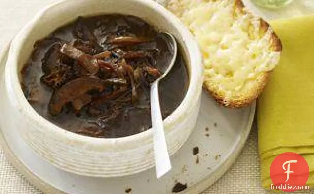 French Onion And Wild Mushroom Soup