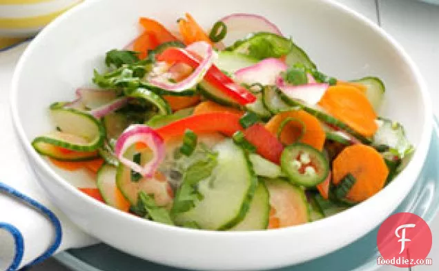 Crisp & Spicy Cucumber Salad