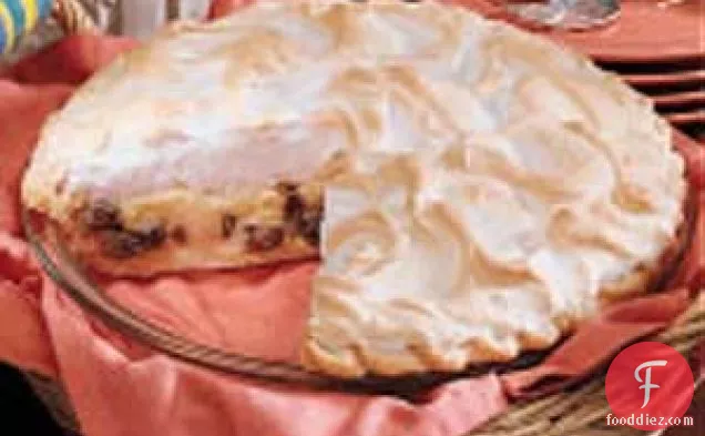 Buttermilk Raisin Pie