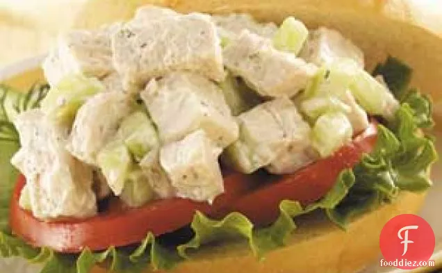 Cucumber Chicken Salad Sandwiches