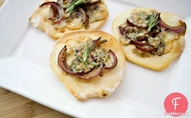Blue Cheese And Onion Flatbread