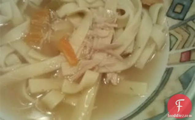 ओल्ड मैन का टर्की नूडल सूप