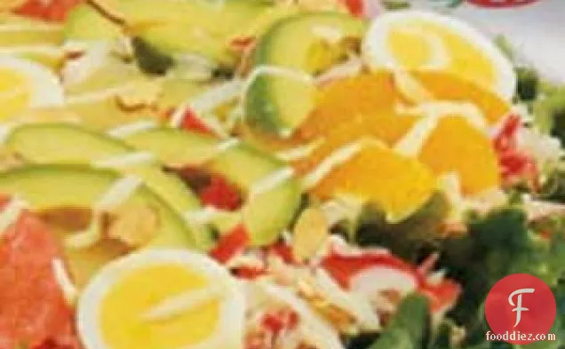 Citrusy Avocado Crab Salad