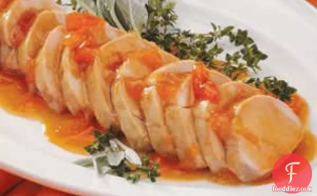 Pork with Apricot Sauce
