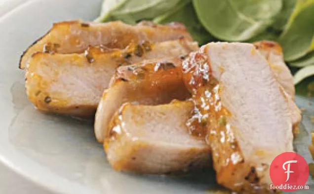 Pork Chops with Apricot Sauce
