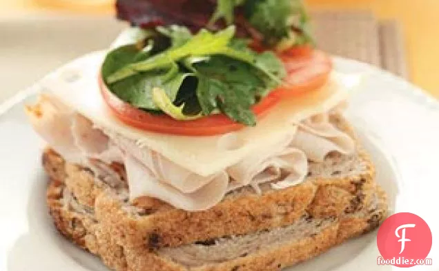 Turkey & Swiss with Herbed Greens