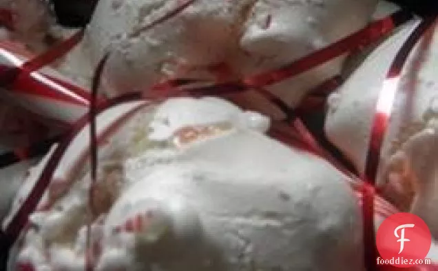 Chocolate Chip Candy Cane Meringue Cookies
