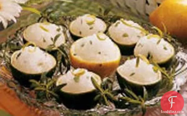 लेमन वर्बेना आइस कप