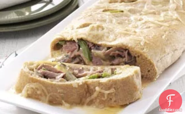 Makeover Philly Steak and Cheese Stromboli
