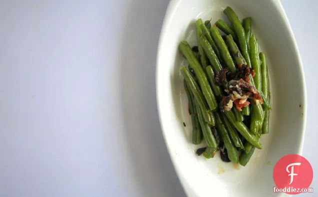 Green Beans With Bacon And Shallots