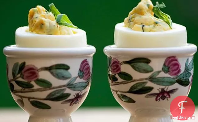 Deviled Eggs With Tarragon And Shallots