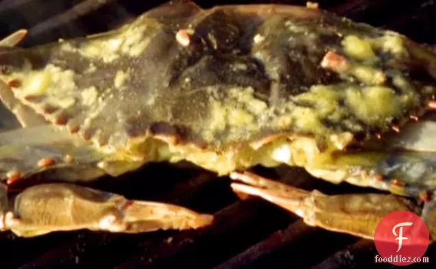 BBQ Soft-Shell Crabs with Grilled Vidalia Onions