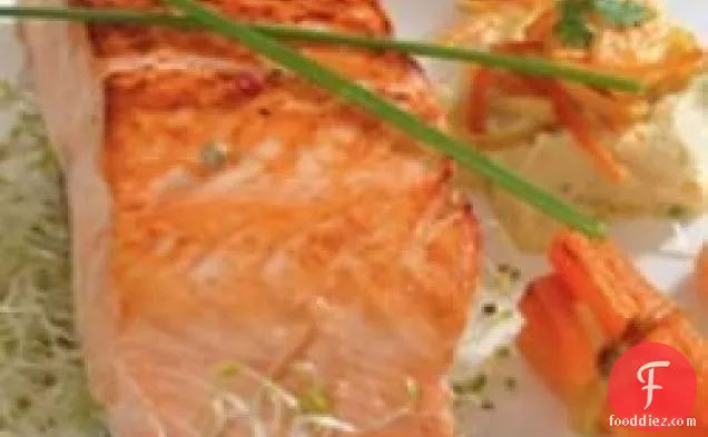 DUKAN Attack Phase Dinner: Salmon Parcel With Dill