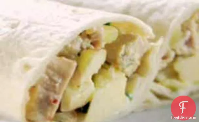 ऑनलाइन राउंड 2-ग्रिल्ड चिकन और ऐप्पल रैप्स