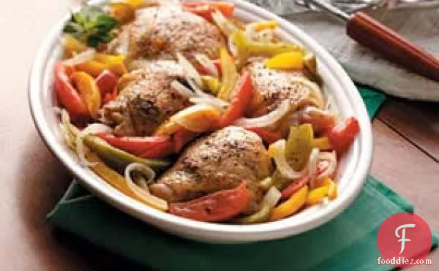 Grilled Chicken Veggie Dinner