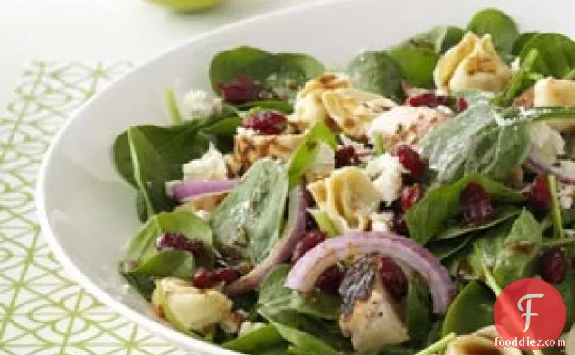 Chicken & Tortellini Spinach Salad