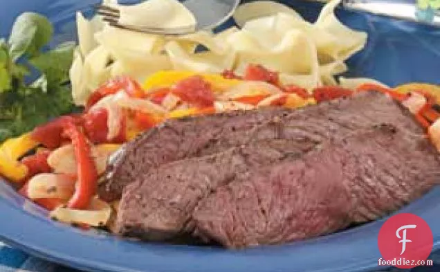 इतालवी काली मिर्च स्टेक