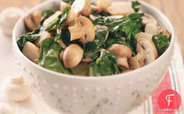 Spinach and Mushrooms